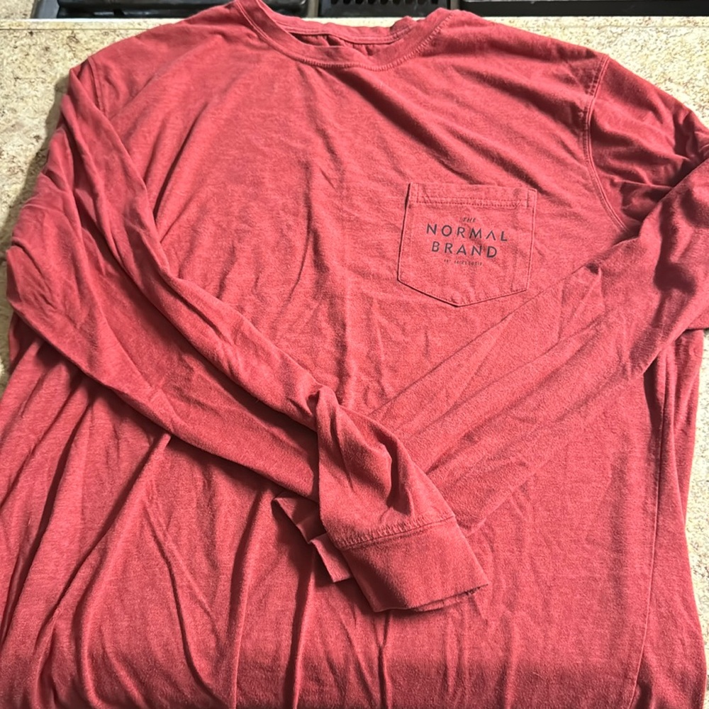 The Normal Brand long sleeve XL bear shirt